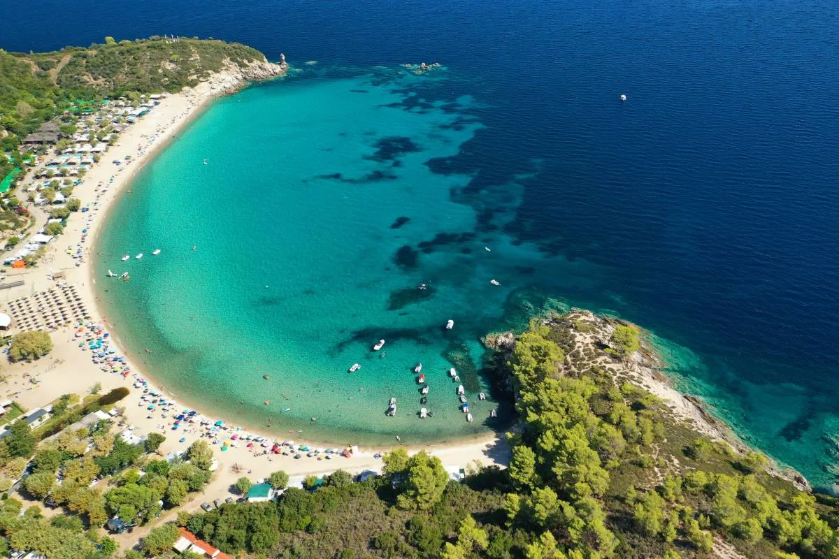 thessaloniki beaches halkidiki